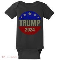 2024 Trump, Save America Again USA Flag Baby Bodysuit thumb 0