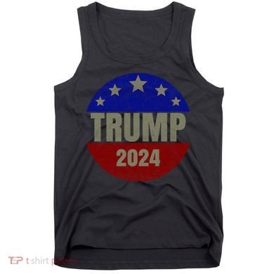 2024 Trump, Save America Again USA Flag Tank Top