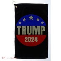 2024 Trump, Save America Again USA Flag Golf Towel thumb 0
