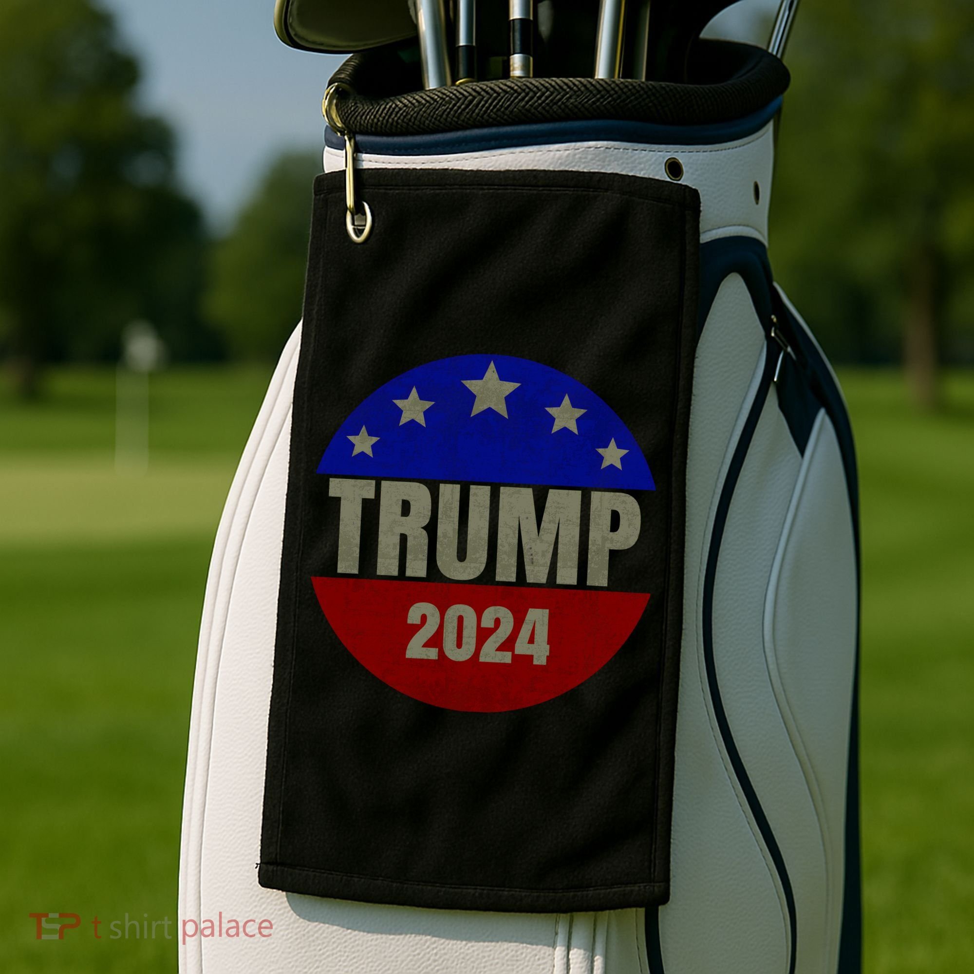 2024 Trump, Save America Again USA Flag Golf Towel