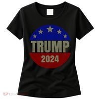 2024 Trump, Save America Again USA Flag Women's T-Shirt thumb 0