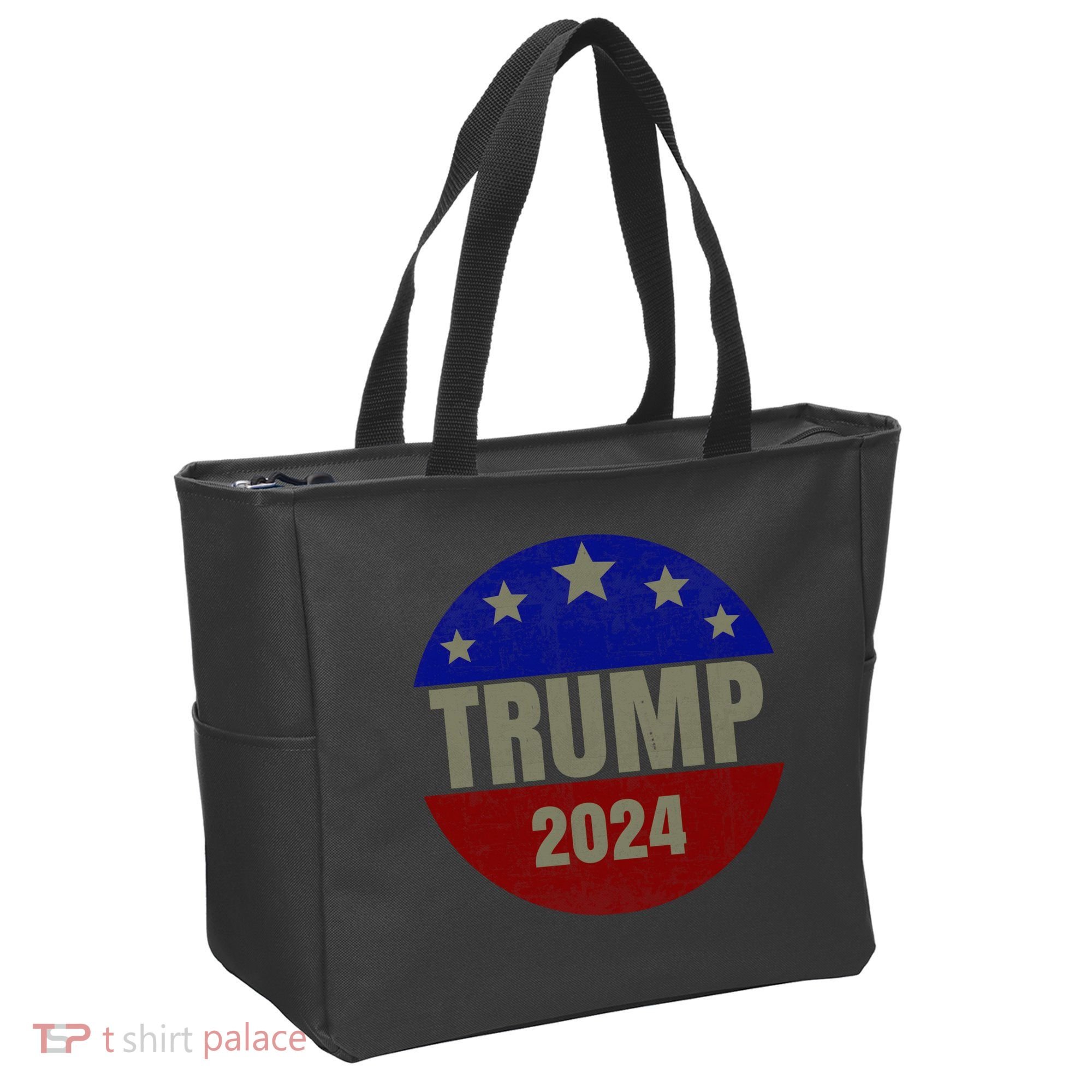 2024 Trump, Save America Again USA Flag Tote Bag