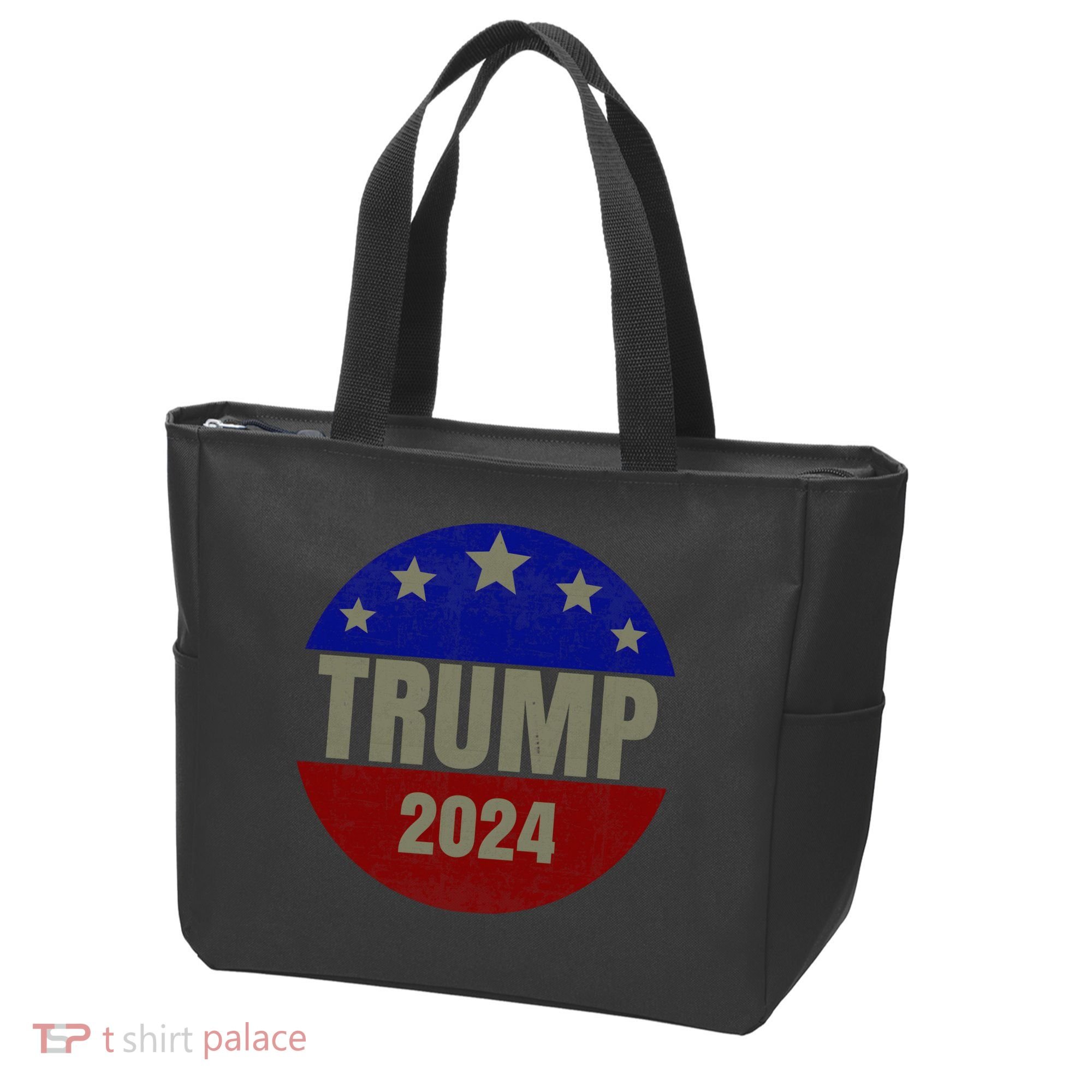 2024 Trump, Save America Again USA Flag Tote Bag