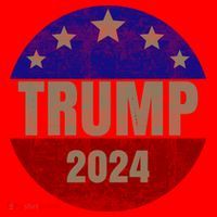 2024 Trump, Save America Again USA Flag Santa Hat thumb 1