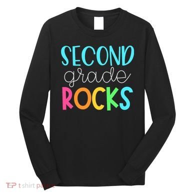 2nd Teacher Team - Second Grade Rocks Long Sleeve Shirt
