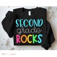 2nd Teacher Team - Second Grade Rocks Sweatshirt thumb 2