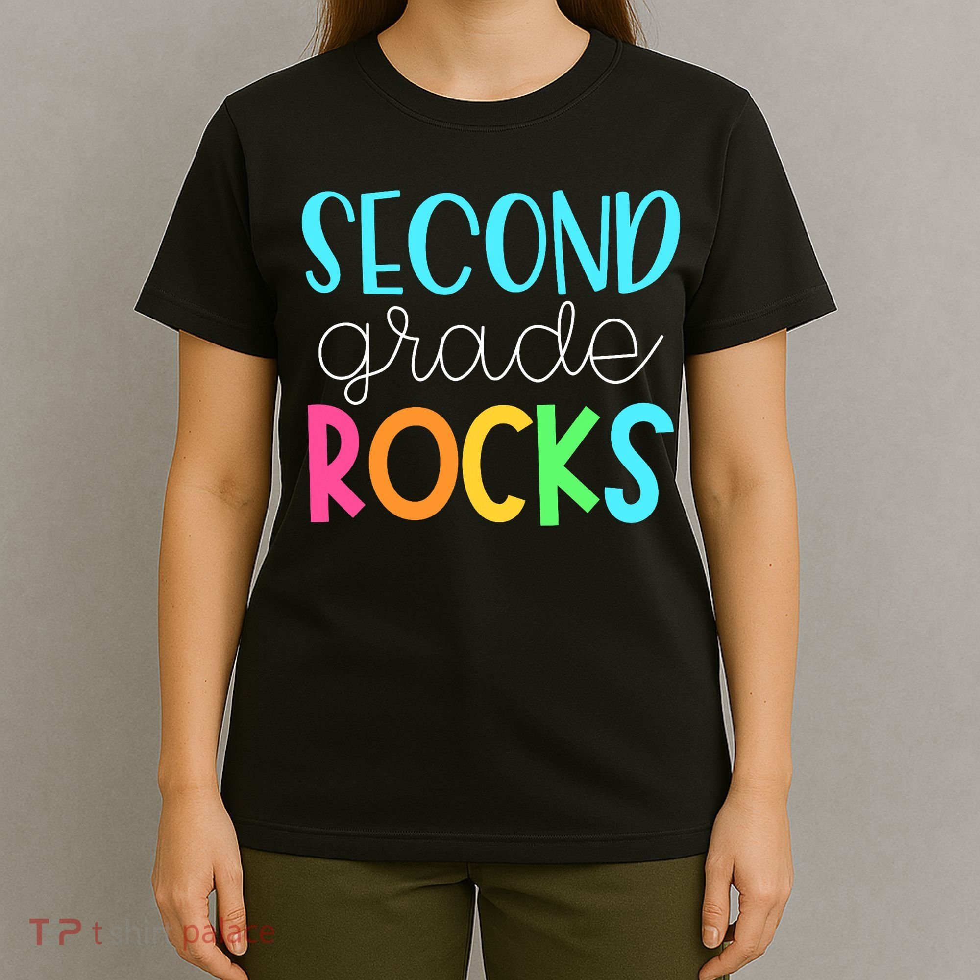 2nd Teacher Team - Second Grade Rocks T-Shirt