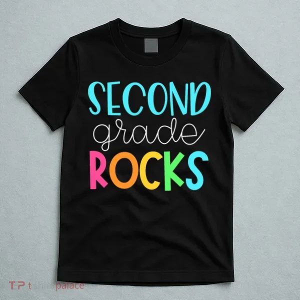2nd Teacher Team - Second Grade Rocks T-Shirt