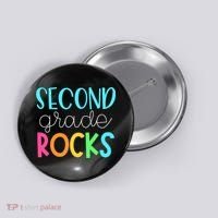 2nd Teacher Team - Second Grade Rocks Button thumb 0