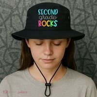 2nd Teacher Team - Second Grade Rocks Bucket Hat thumb 3