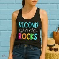 2nd Teacher Team - Second Grade Rocks Women's Tank Top thumb 2