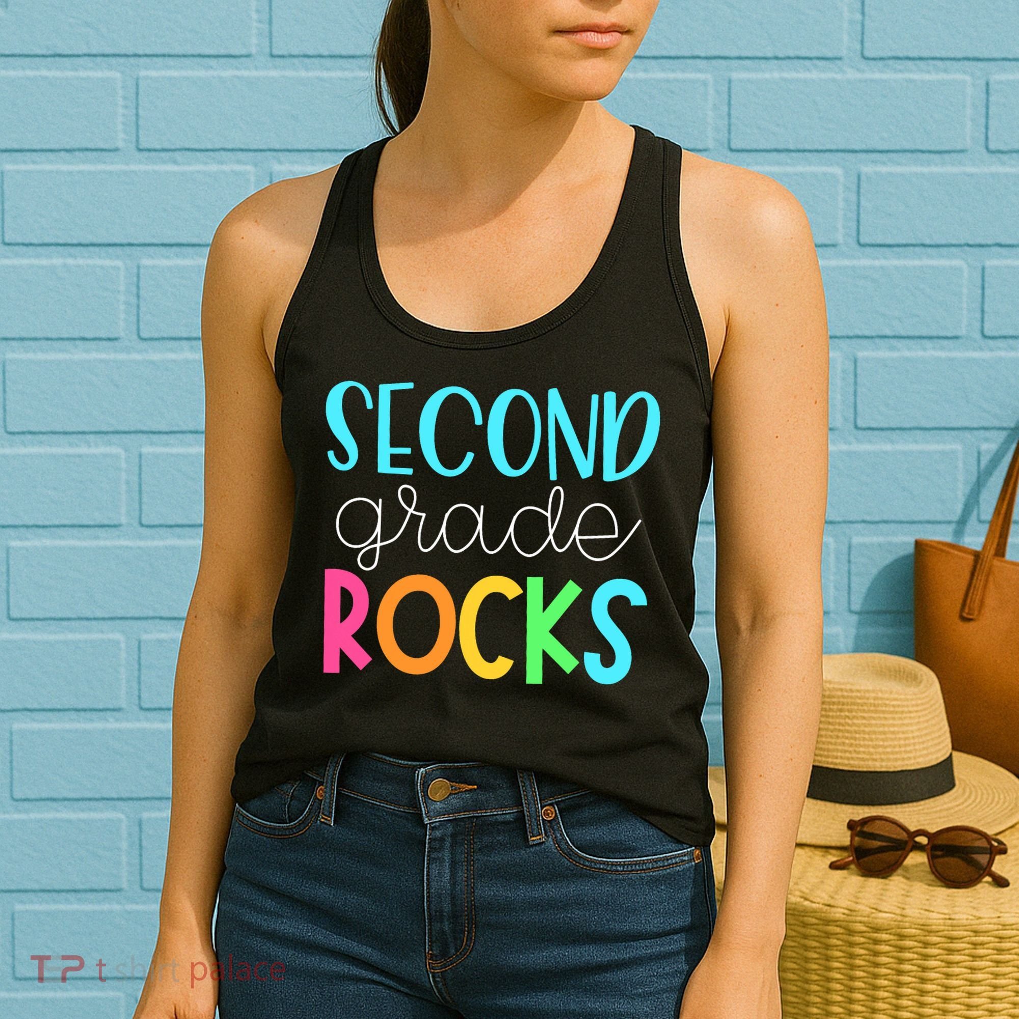 2nd Teacher Team - Second Grade Rocks Women's Tank Top
