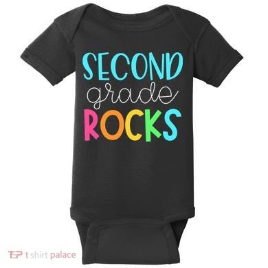 2nd Teacher Team - Second Grade Rocks Baby Bodysuit