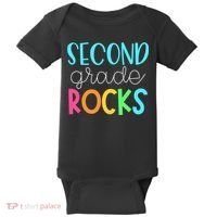 2nd Teacher Team - Second Grade Rocks Baby Bodysuit thumb 0