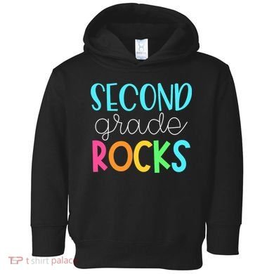 2nd Teacher Team - Second Grade Rocks Toddler Hoodie