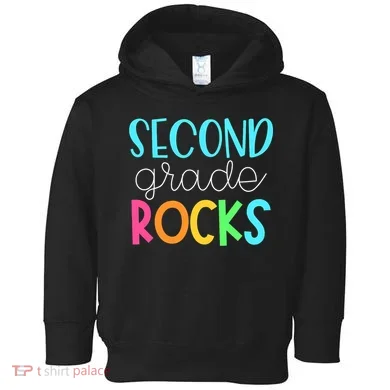 2nd Teacher Team - Second Grade Rocks Toddler Hoodie