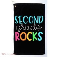 2nd Teacher Team - Second Grade Rocks Golf Towel thumb 0