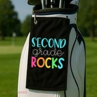 2nd Teacher Team - Second Grade Rocks Golf Towel thumb 2