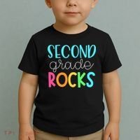 2nd Teacher Team - Second Grade Rocks Toddler T-Shirt thumb 2