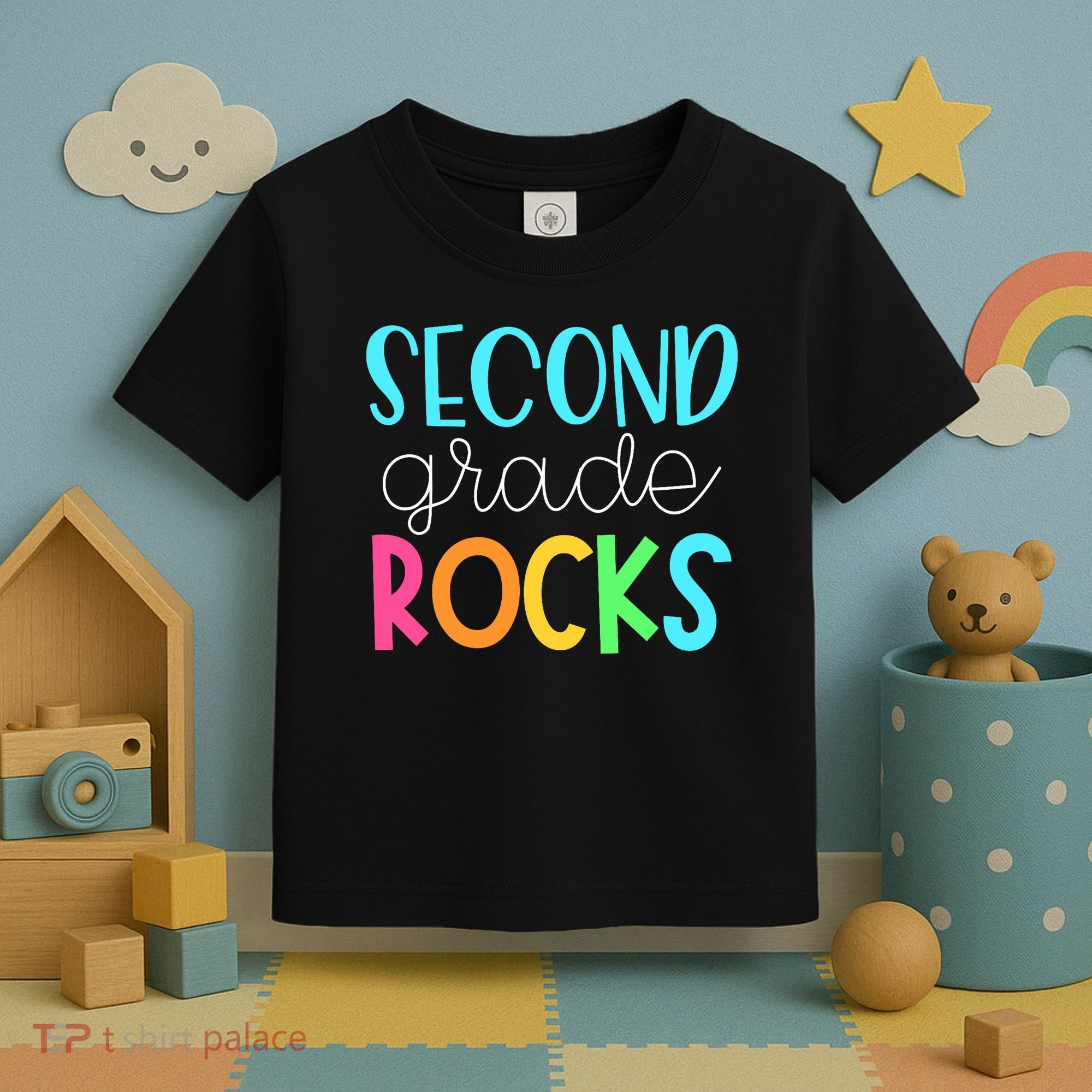 2nd Teacher Team - Second Grade Rocks Toddler T-Shirt