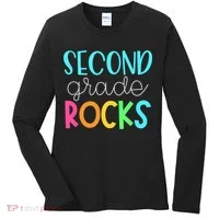 2nd Teacher Team - Second Grade Rocks Women's Long Sleeve Shirt thumb 0