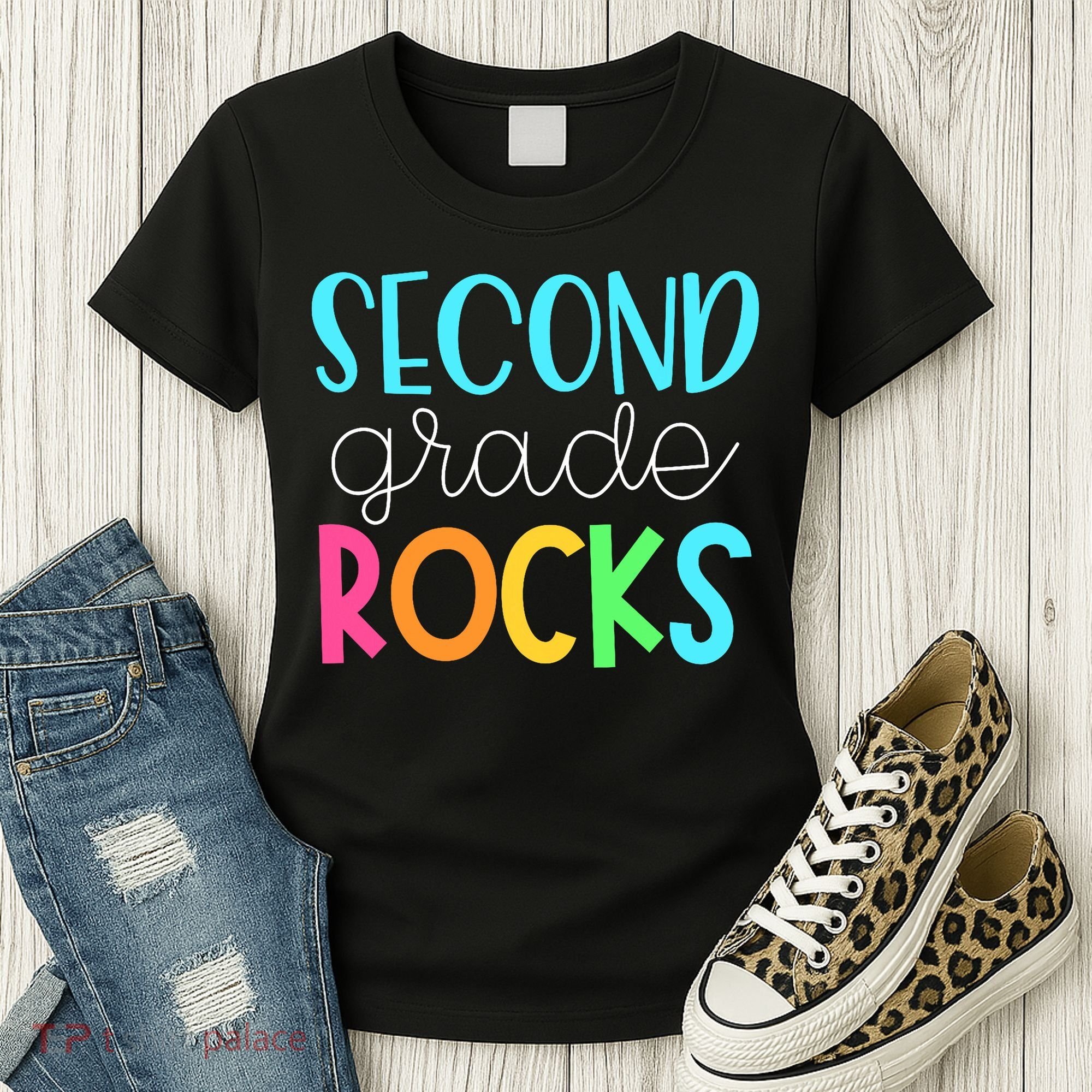 2nd Teacher Team - Second Grade Rocks Women's T-Shirt