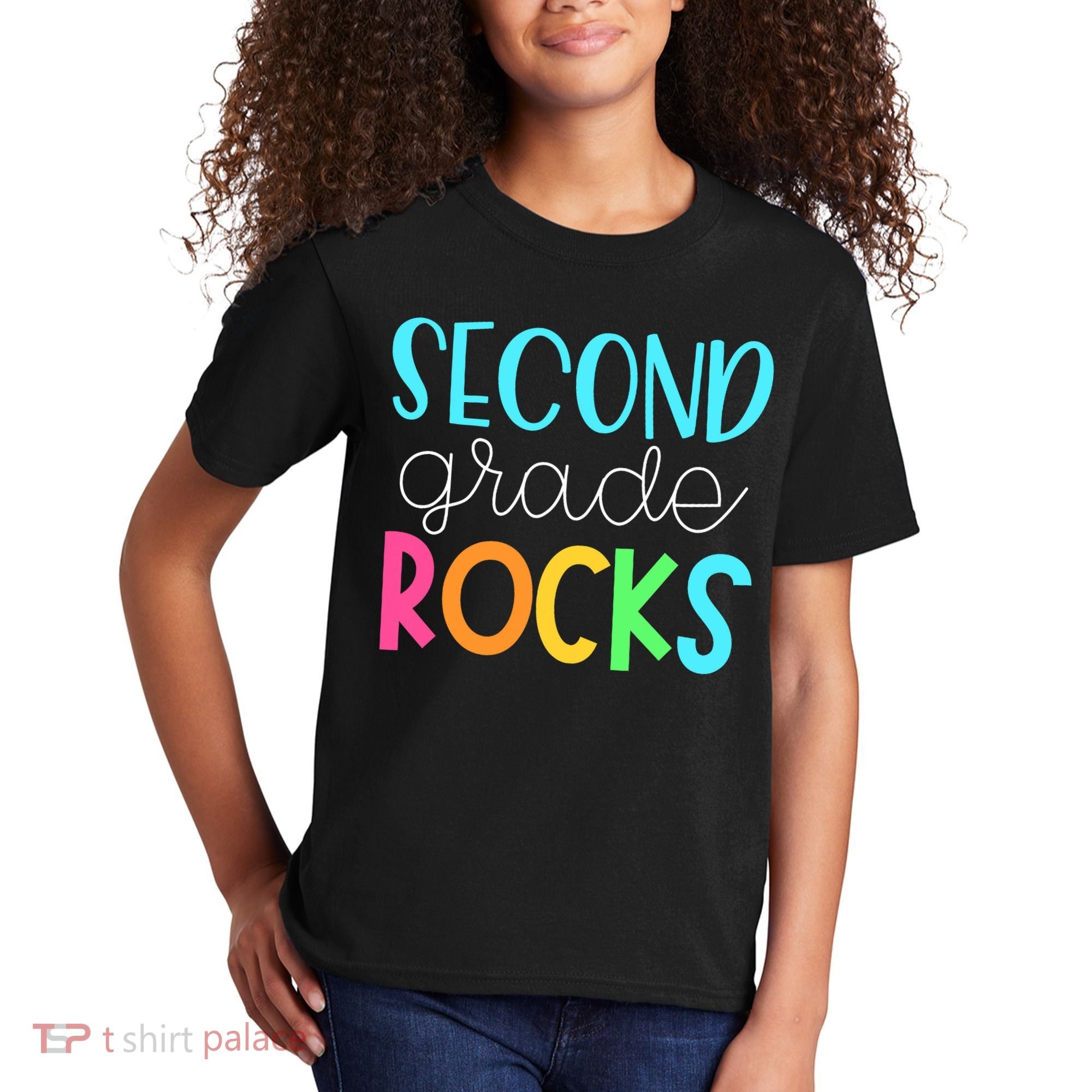 2nd Teacher Team - Second Grade Rocks Kids T-Shirt