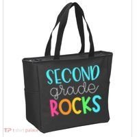 2nd Teacher Team - Second Grade Rocks Tote Bag thumb 2