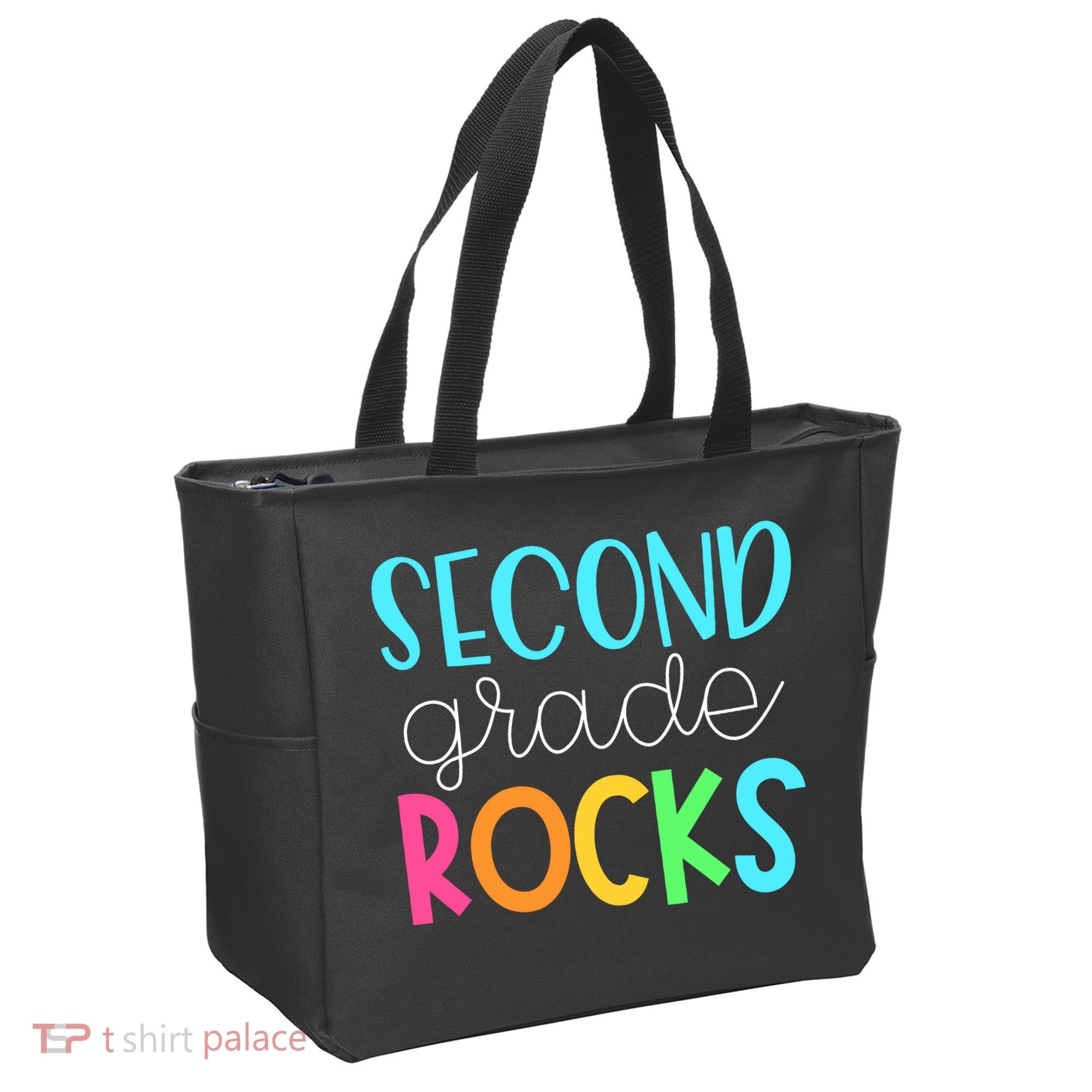 2nd Teacher Team - Second Grade Rocks Tote Bag