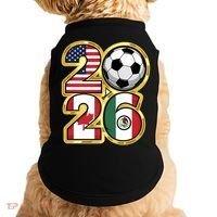  2026 USA Canada Mexico Soccer Cup Doggie Tank thumb 0