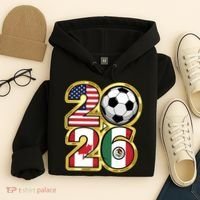  2026 USA Canada Mexico Soccer Cup Hoodie thumb 4