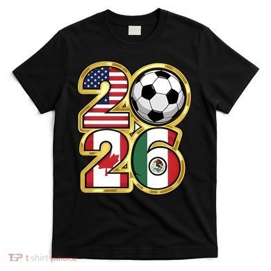  2026 USA Canada Mexico Soccer Cup T-Shirt
