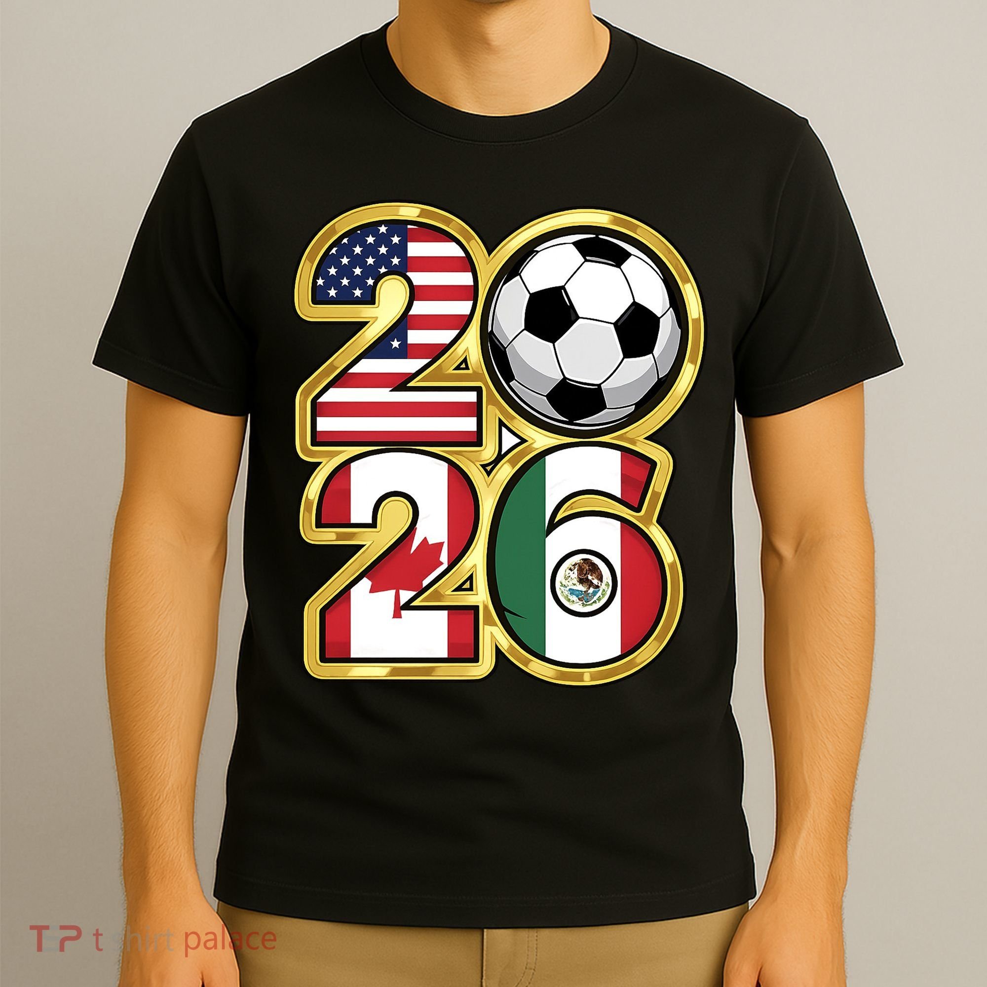  2026 USA Canada Mexico Soccer Cup T-Shirt