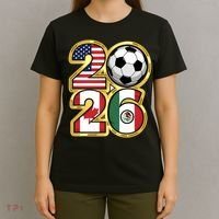  2026 USA Canada Mexico Soccer Cup T-Shirt thumb 4