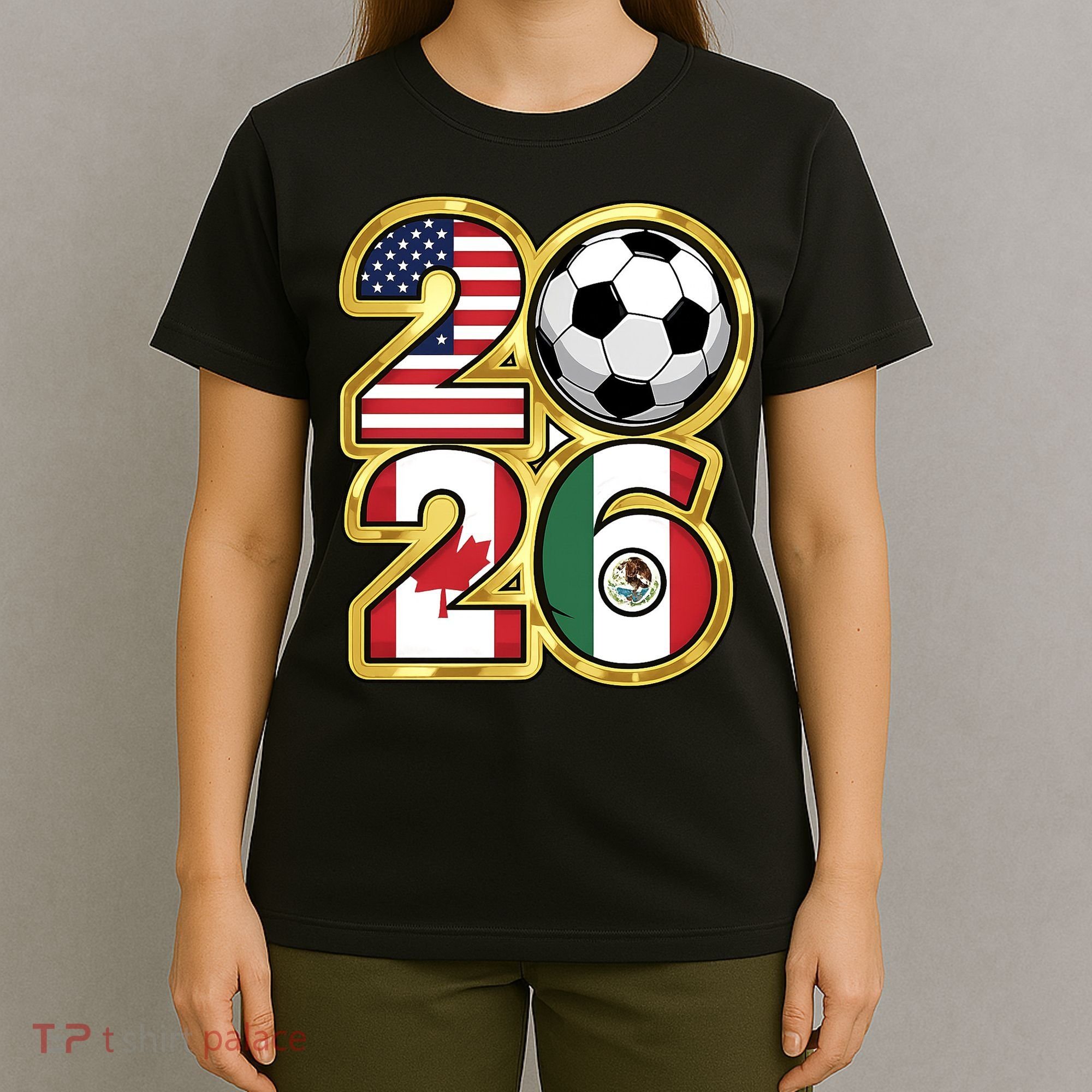  2026 USA Canada Mexico Soccer Cup T-Shirt