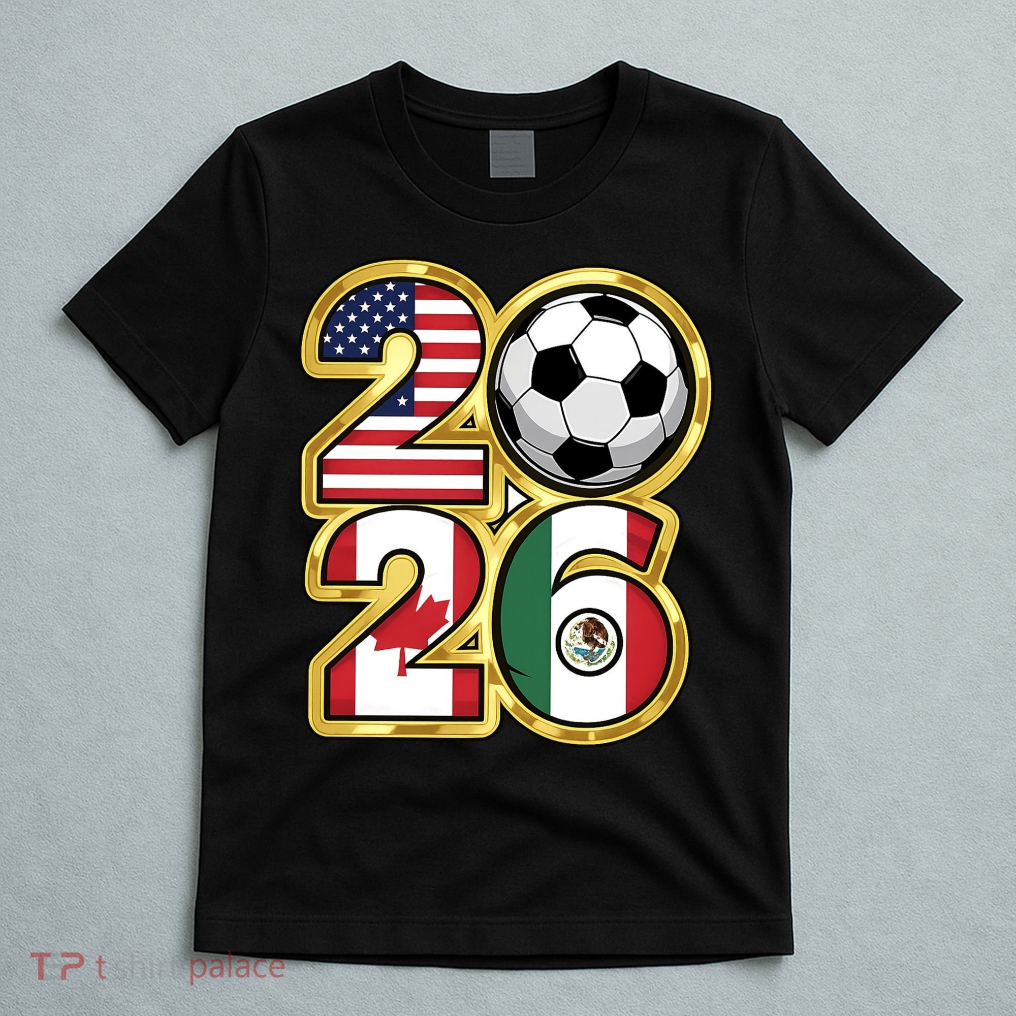  2026 USA Canada Mexico Soccer Cup T-Shirt