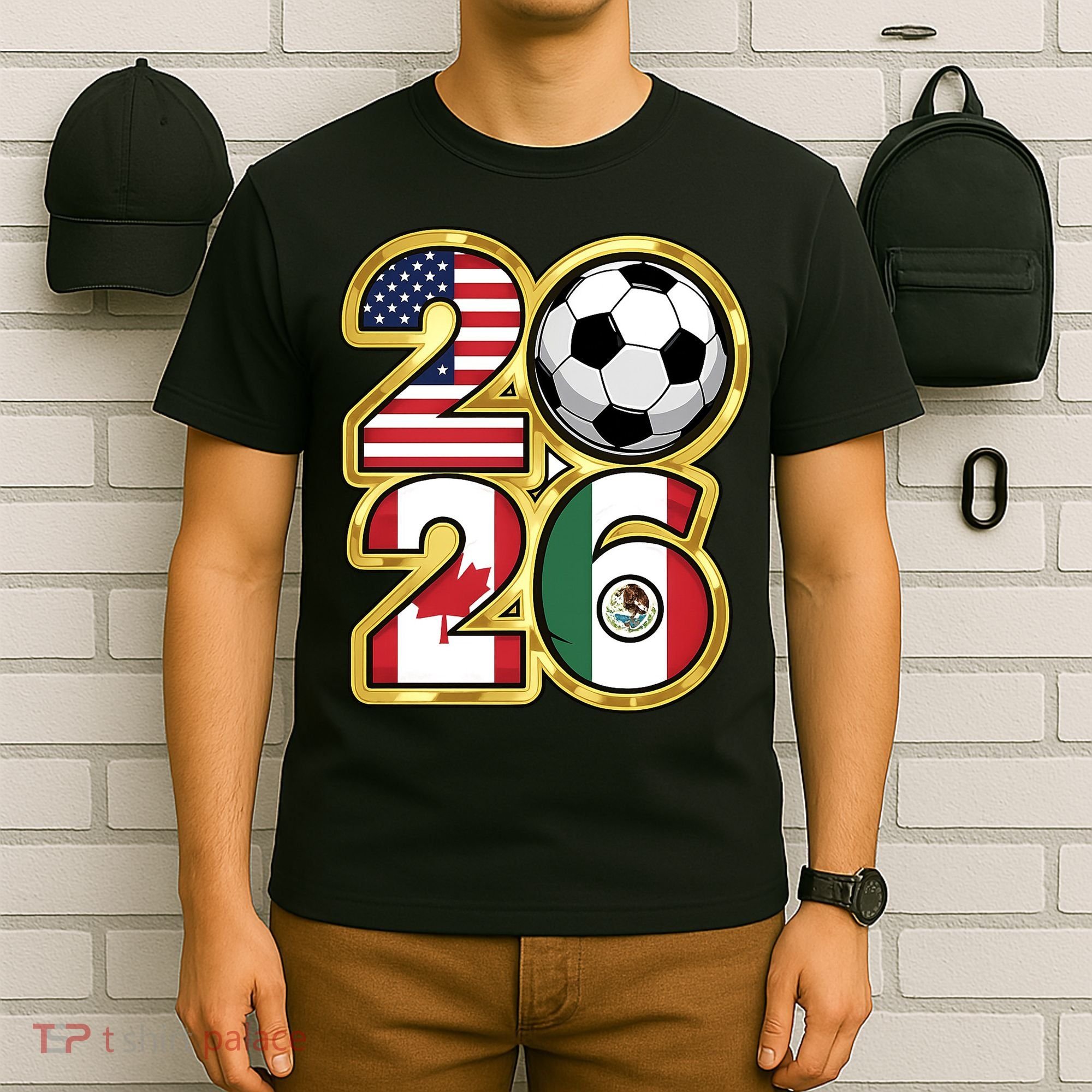  2026 USA Canada Mexico Soccer Cup T-Shirt