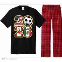  2026 USA Canada Mexico Soccer Cup Pajama Set thumb 0
