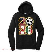  2026 USA Canada Mexico Soccer Cup Women's Hoodie thumb 0