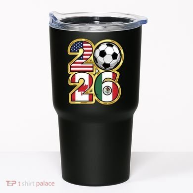  2026 USA Canada Mexico Soccer Cup Tumbler