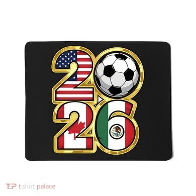  2026 USA Canada Mexico Soccer Cup Mousepad