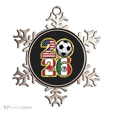  2026 USA Canada Mexico Soccer Cup Ornament