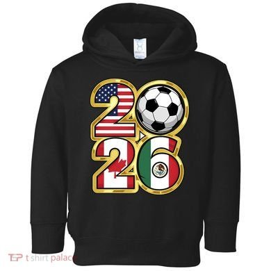  2026 USA Canada Mexico Soccer Cup Toddler Hoodie