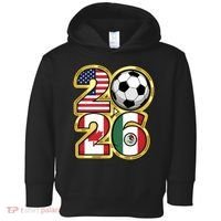 2026 USA Canada Mexico Soccer Cup Toddler Hoodie thumb 0