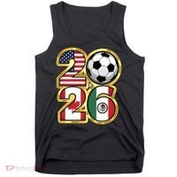  2026 USA Canada Mexico Soccer Cup Tank Top thumb 0