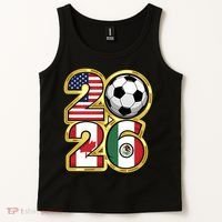  2026 USA Canada Mexico Soccer Cup Tank Top thumb 2