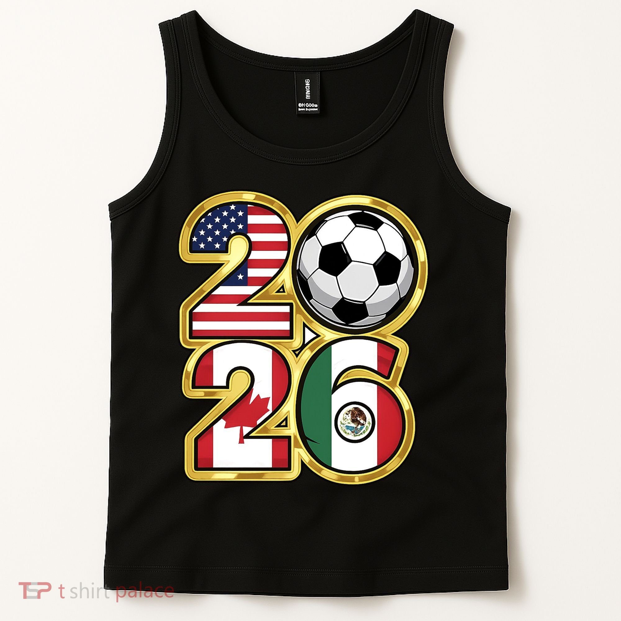  2026 USA Canada Mexico Soccer Cup Tank Top