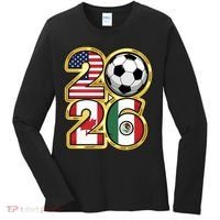  2026 USA Canada Mexico Soccer Cup Women's Long Sleeve Shirt thumb 0