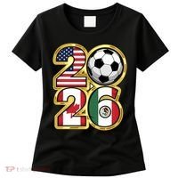  2026 USA Canada Mexico Soccer Cup Women's T-Shirt thumb 0