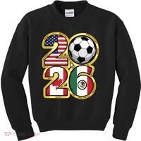  2026 USA Canada Mexico Soccer Cup Kids Sweatshirt thumb 0